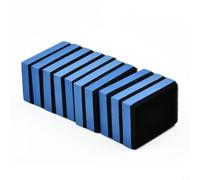 Wodsty Set di 10 spugne per rivestimento in ceramica per auto, per nano applicatori di cera, blu/nero, spugna lucidante EVA ad alta densità per la cura della vernice