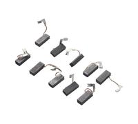 Wodsty Spazzola di carbone di ricambio per trapano a percussione Bosch GBH2-22/GBH2-23/GBH2-24/GBH2-26, parte motore resistente, 19 x 8 x 5 mm, nero e grigio, confezione da 2, compatibile con utensili