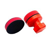 Wodsty Spugna esagonale per lucidatura auto, con manico ergonomico per una ceratura efficiente per tutte le cere per auto, rosso/nero