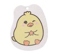 Wodsty Spugna in polpa di legno per piatti, strofinaccio stampato con cartoni animati con cordino per rimozione olio e bagno, 6 x 8 cm