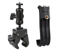 Wodsty Stabile Supporto Bicicletta in Alluminio per DJI per Mavic 4 Pro e NEO2, Regolazione Angolo Flessibile, Intervallo di Morsetto da 1,5 a 5 cm(b)