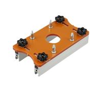 Wodsty Staffa 2 in 1 per router in legno, per mobili da armadio e armadio, per decespugliatori da 65 mm, giallo, nero, bianco