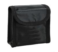 Wodsty Sunnylife Custodia per batteria a prova di esplosione per DJI Neo, custodia ignifuga con cerniera, contenitore per il trasporto antiurto per batterie del drone, nero (Stores 3 per batteria)