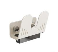 Wodsty Supporto da parete per coperchio della pentola con vassoio antigoccia, design con scanalatura a U, per taglieri, forte portante, organizer in acciaio al carbonio grigio (bianco)