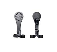 Wodsty Supporto per computer da bicicletta, in lega di alluminio, angolo regolabile con sistema a doppia vite, compatibile con Garmin & Bryton, supporto integrato per fotocamera d'azione, nero