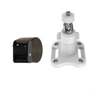 Wodsty Supporto per fotocamera senza fori per esterni, regolabile per anello per arlo per eufy per wyze per blink, design robusto ABS+nylon nero (bianco con cinghie)