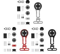 Wodsty Supporto universale per bicicletta in alluminio, supporto per | Supporto universale per computer da bicicletta, in alluminio, per Garmin Wahoo con supporto centrale