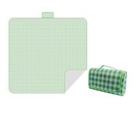 Wodsty Tappetino da picnic leggero lavabile con manico per avventure all'aperto, campeggio, spiaggia e picnic, impermeabile, in tessuto Oxford, 100 x 150 cm