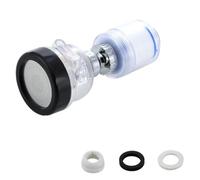 Wodsty Testa filtrante per rubinetto da cucina con rotazione a 360 gradi, aeratore antispruzzo e cartuccia filtro sostituibile per purificazione dell'acqua