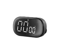 Wodsty Timer digitale con conto alla rovescia con grande display e volume regolabile, retro magnetico e supporto per cucina, studio, lavoro ed esercizio fisico