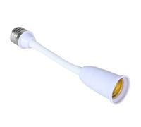 Woedpez Adattatore portalampada E27 a E27 con collo di cigno flessibile Prolunga Regolabile Per Illuminazione Domestica