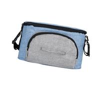 Woedpez Baby Travel Essential Caddys Con Cinghia Passeggini Accessori Universali Organizzatori Con Portabicchiere Baby Organizer, Blu, One Size
