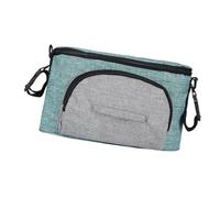 Woedpez Baby Travel Essential Caddys Con Cinghia Passeggini Accessori Universali Organizzatori Con Portabicchiere Baby Organizer, Verde, One Size