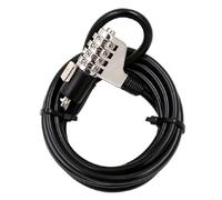 Woedpez Blocco per computer, serratura a combinazione, 4 password digitale, protezione del cavo del computer