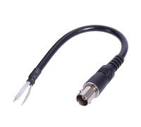 Woedpez BNC Connettore Femmina Pigtail Cavo Coassiale Spina Prolunga Con Fine Filo Bianco Per Il Collegamento Di Telecamere CCTV