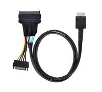 Woedpez Cavo SSD Facile Da Usare Con Spina SFF8611 A SFF8639 Femmina Per L'integrazione Senza Soluzioni Di Dispositivi Computer Cavo Di Ricambio 29 53 Pollici