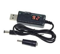 Woedpez Cavo USB a 9 V/12 V Power Step Up con 5 5 Mm 3 5 Mm 5 5 X 2 1 Mm 3 5 35 mm Connettori per elettronica