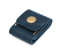 Woedpez Custodia in pelle PU per plettro per chitarra, organizer per plettro per chitarra, custodia per plettro per chitarra, Blu