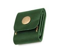 Woedpez Custodia in pelle PU per plettro per chitarra, organizer per plettro per chitarra, custodia per plettro per chitarra, Verde
