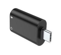 Woedpez Dispositivo di condivisione musicale portatile Tipo C Connettori Per raddoppiare lo splitter musicale da 3 5 mm per smartphone e tablet