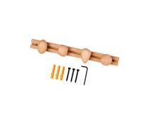 Woedpez Ganci portaoggetti da parete per corridoio, Beech row 4 hooks | Borsa per vestiti, organizer per cappelli, per ingresso, corridoio, camera da letto, armadio, spazi domestici,