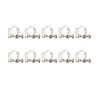 Woedpez Meccanismo rotante per orecchini, convertitore clip per una facile installazione e comodo da indossare tutto il giorno Quick Install Ear Clip Converter, Misura unica, come descritto, come