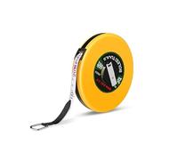 Woedpez Metro a nastro antiscivolo con doppia scala leggero metro a nastro piccolo 20/30/50 m per metro a nastro domestico