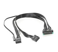Woedpez Scheda madre da 30 cm USB a 19 Pin Femmina a Maschio Estensione di Conversione Cavo Per Telaio Scheda Madre