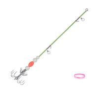 Woedpez Squid Jig Ganci Doppio Strato Pesca Jigs Acqua Salata Esche dure Esca Gancio Gamberetti Vivi Ombrelli Acqua Salata