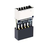 Woedpez USB 2.0 9 pin maschio a TypeE 20 pin femmina convertitore adattatore Drivefree semplice e affidabile portatile