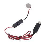 Woedpez USB A 3 V CR2032 batteria cavo di ricarica con interruttori per orologio CR2032 - 3 V alimentato a batteria giocattolo giocattolo USB A 3 V CR2032 batteria cavo di ricarica con interruttori