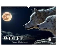 Wölfe. Graue Eminenzen (Wandkalender 2027 DIN A3 quer), CALVENDO Monatskalender