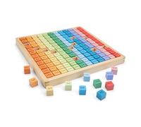 Woet New Classic Toys Times Table Tray, Multicolore, 10511