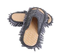 WOFASHPURET 1 Paio Pantofole Calzini Mop Per La Pulizia Del Pavimento Mocio Per La Pulizia Pavimenti Mop Per La Pulizia Pavimenti Paglia Stuoia Di Rattan Attrezzo Pulito Uomini e Donne