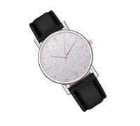 WOFASHPURET 1 Pz Orologio Stellato Orologi Graziosi Orologi Da Donna Polso Orologio Da Donna Casual Parlando Orologio Casual Signore Per Donne Le Donne Guardano Moda Lega Black