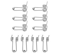 WOFASHPURET 10pezzi Pz Molle di Torsione Metalliche per Arricciacapelli Ricambio Molle per Strumenti Fai da Te Accessori Resistenti al Calore per Styling dei Capelli