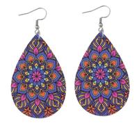 WOFASHPURET 1paio Vintage Teardrop Dangle Earrings Bohemian Style Orecchini Retro Per Donne Accessori Eleganti Per Feste e Occasioni Speciali
