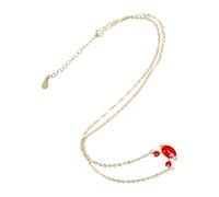 WOFASHPURET 1pezzi Collana Ciondolo Argento Sterling Con Ciondolo Granchio Design Semplice e Romantico Elegante e Delicato Per Donne Color