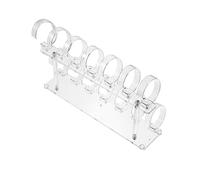 WOFASHPURET 1pezzi Espositore Orologi Da Polso in Acrilico Trasparente Rimovibile Supporto Antiscivolo Elegante Per Vetrina e Negozio Adatto Vari Modelli Design Unico e Stabile