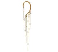 WOFASHPURET 1pezzi Orecchino Clip Lunghe Tassel Stella Dorata Orecchini Senza Piercing Elegante Ear Per Donna Accessorio Alla Moda Per Look Informale e Casual