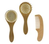 WOFASHPURET 1set Spazzole e Pettini Per Setole Morbide e Scalpale Accessori Per Bagnetto Dei Colore Giallo