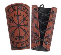 WOFASHPURET 2 Pezzi Medievali per Cosplay Accessori per Costumi con Fascia PU per Rievocazioni Storiche