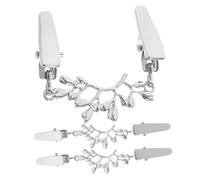 WOFASHPURET 2 set Fermaglio Per Sciarpa A Forma Di Foglie D'Erba Fermaglio Per Colletto Di Cardigan Fermaglio Per Sciarpa Da Donna Fermaglio Per Cardigan A Forma Di Foglia 3 pezzi*2