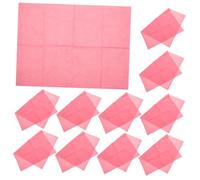 WOFASHPURET 20 pezzi Tovagliette Usa e Getta per Manicure Rosa Impermeabili e Resistenti all Olio Tappetini Igienici in Film Composito per Pulizia Tatuaggi e Protezione Tavoli Nail Art