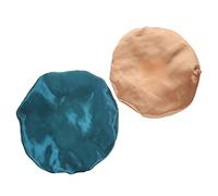 WOFASHPURET 2pezzi Cappellini Da Notte Raso Per Donna Di Cappelli Elasticizzati Per Ricci e Lunghe Treccine Per Sonno Make-up e Dei e Oceano