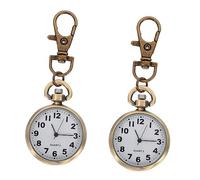 WOFASHPURET 2pezzi Orologio Da Taschino Infermiere Con Portachiavi Design e Funzionale Per Regali e Occasioni Speciali