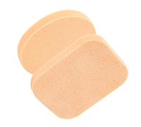 WOFASHPURET 2pezzi Spugne Cosmetiche Rotonde Per Utilizzabili Asciutte Bagnate Adatte Per Applicare e Make-up Materiale Sicuro e Sulla Fragile Per Us Salone Casa Viaggio