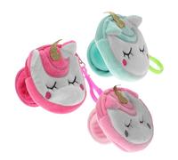 WOFASHPURET 3 pezzi Braccialetti Slap con Portamonete Bracciali Amicizia Colorati per Bambine Accessori Compleanno e