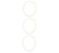 WOFASHPURET 3 Pezzi catena della vita della catena del corpo waist chain body chain gold chain per moda regolabile bikini metallizzato ciondolo in vita catena da spiaggia lega Golden