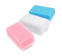 WOFASHPURET 3 pezzi Spazzole Bagnetto per Pennelli Sensoriali Morbidi e Sicuri per Supporto Sviluppo Tattile Bianco Rosa Chiaro e Azzurro